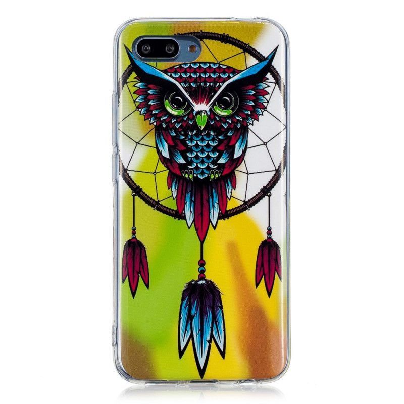 Kryt Honor 10 Fluorescenční Sova Lapač Snů