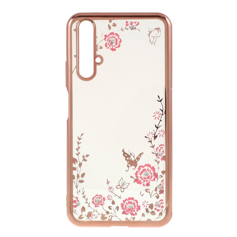 Kryt Honor 20 / Huawei Nova 5t Okraj S Kovovým Efektem Motýla