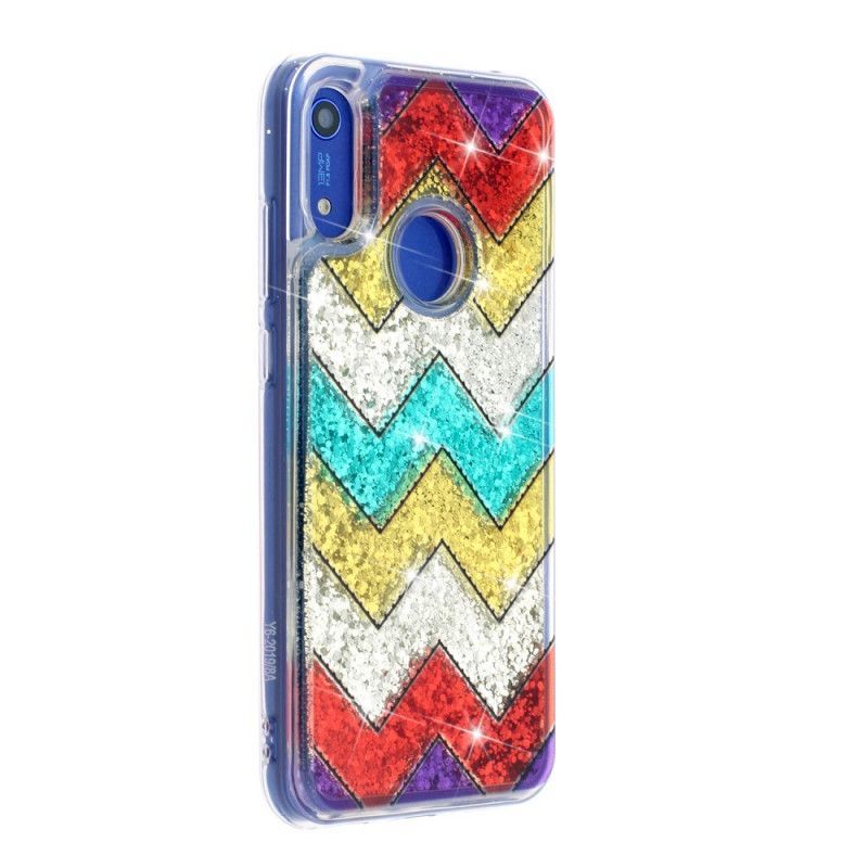 Kryt Honor 8a / Huawei Y6 2019 Cik Cak Třpytky