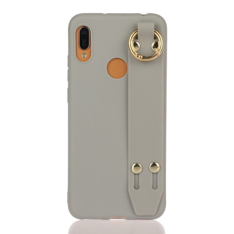 Kryt Honor 8a / Huawei Y6 2019 Silikon S Nosným Páskem