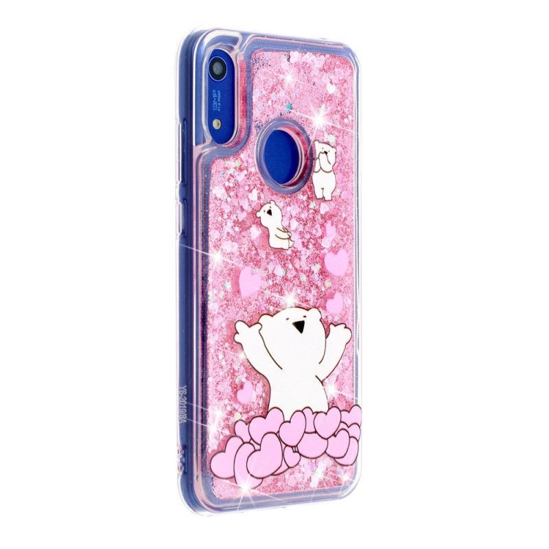 Kryt Honor 8a / Huawei Y6 2019 Třpytivé Medvídky