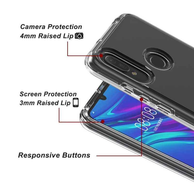 Kryt Honor 8a Transparentní Pružný Silikon