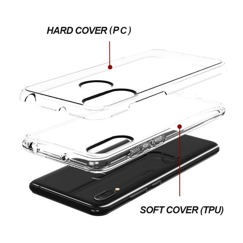 Kryt Honor 8a Transparentní Pružný Silikon