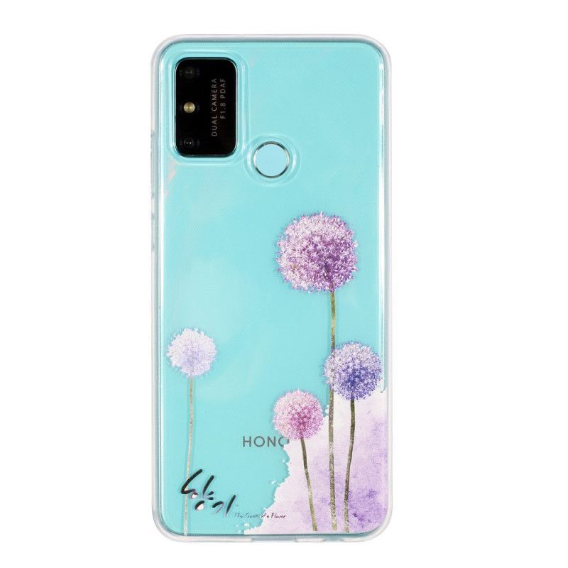 Kryt Honor 9a Průhledné Barevné Pampelišky