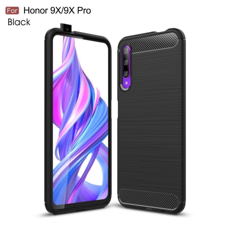 Kryt Honor 9x Pro Kartáčované Uhlíkové Vlákno