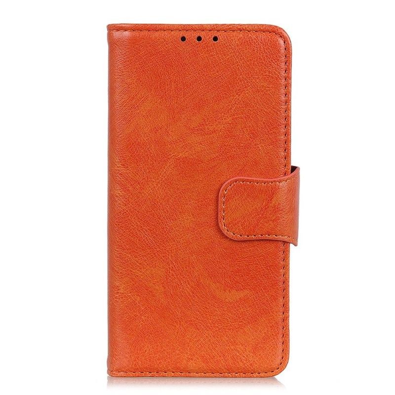 Kryt Huawei P Smart Z / Lesklý Kožený Efekt Flipové Pouzdro Na Honor 9x