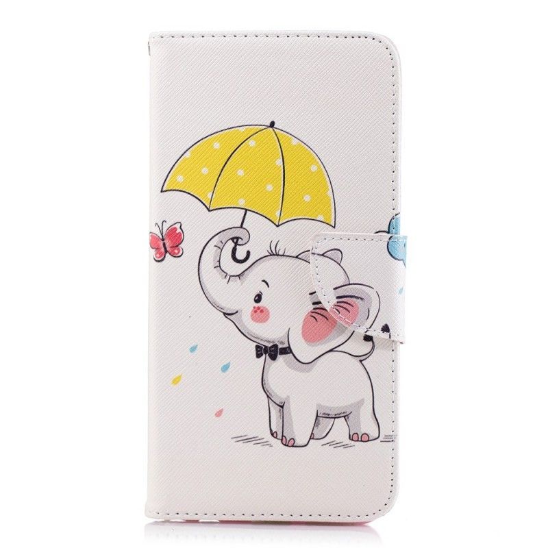 Kryt Huawei Y7 2018 / Peněženková Pouzdra Honor 7c Slůně