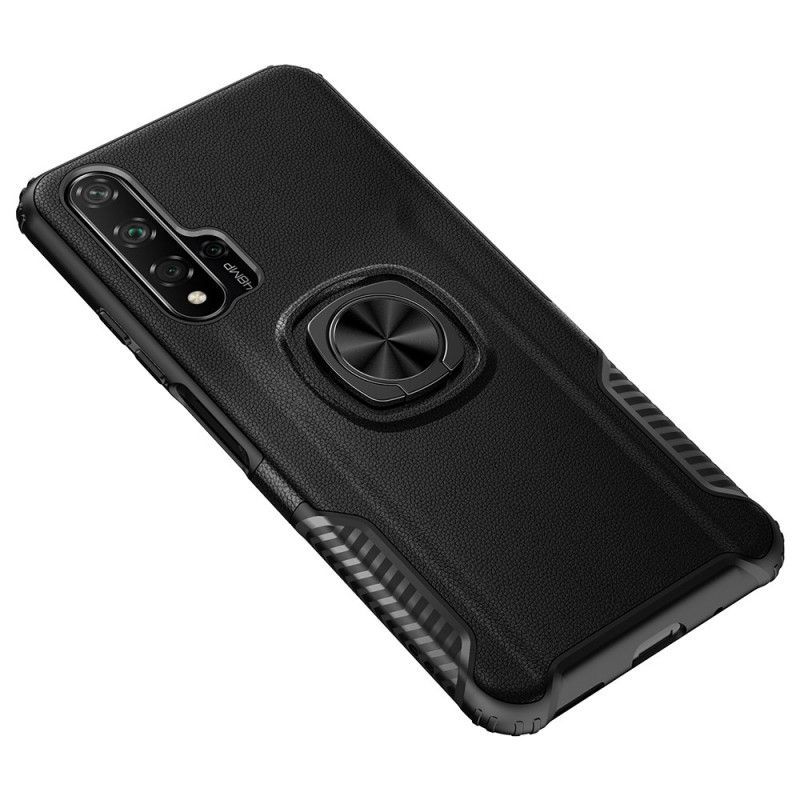 Kryt Na Honor 20 Prémiový Prsten Z Kovu A Imitace Kůže