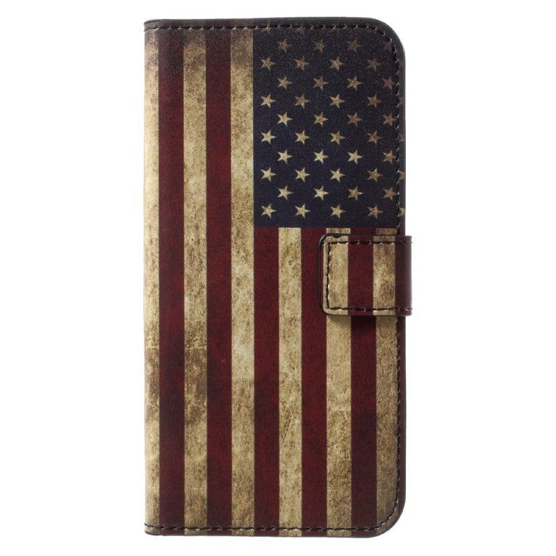 Kryt Vlajky Huawei Flipové Pouzdro Honor 9 Usa