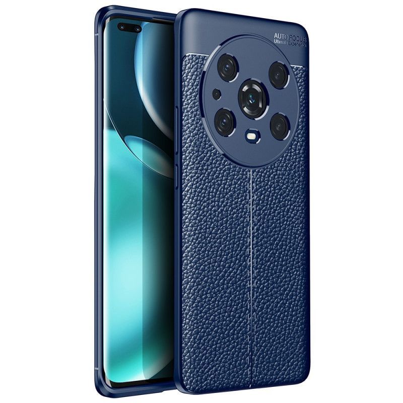Kryty Na Mobil Na Honor Magic 4 Pro Efekt Kůže Litchi S Dvojitou Linií