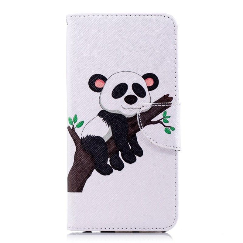 Obal Huawei Y7 2018 / Peněženková Pouzdra Honor 7c Líná Panda