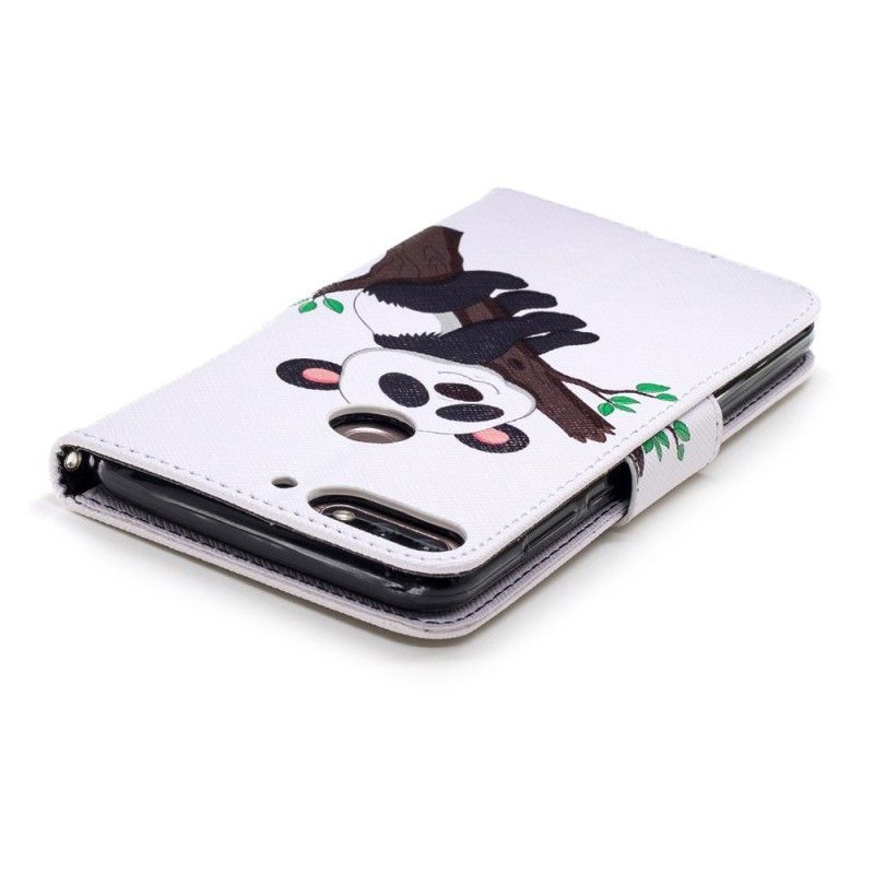 Obal Huawei Y7 2018 / Peněženková Pouzdra Honor 7c Líná Panda