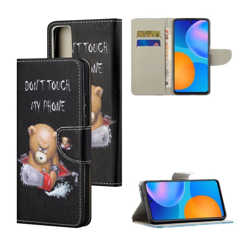 Peněženková Pouzdra Honor 10x Lite Nebezpečný Medvěd
