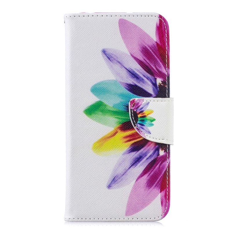 Peněženková Pouzdra Honor 8a Akvarelová Květina
