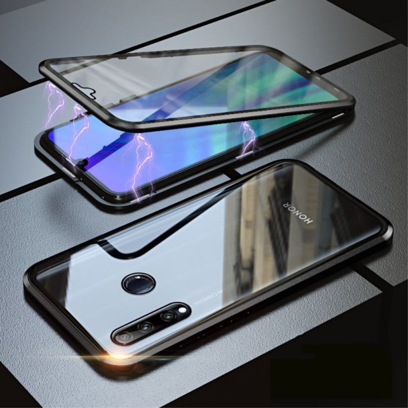 Pouzdro Honor 20 Lite / Honor 20e Přední A Zadní Tvrzené Sklo A Kov