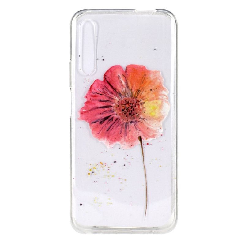 Pouzdro Huawei P Smart Pro / Kryt Honor 9x Pro Akvarelový Mák