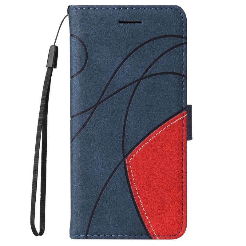 Case Honor 50 / Huawei Nova 9 Signature Dvoubarevná Umělá Kůže