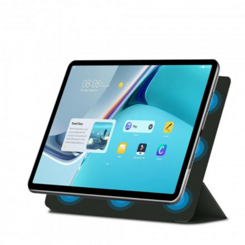 Chytré Pouzdro Kryt Huawei Matepad 11 (2021) Design Z Umělé Kůže