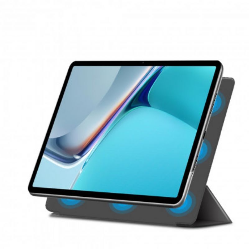Chytré Pouzdro Kryt Huawei Matepad 11 (2021) Trojitý Skládací Držák Pera