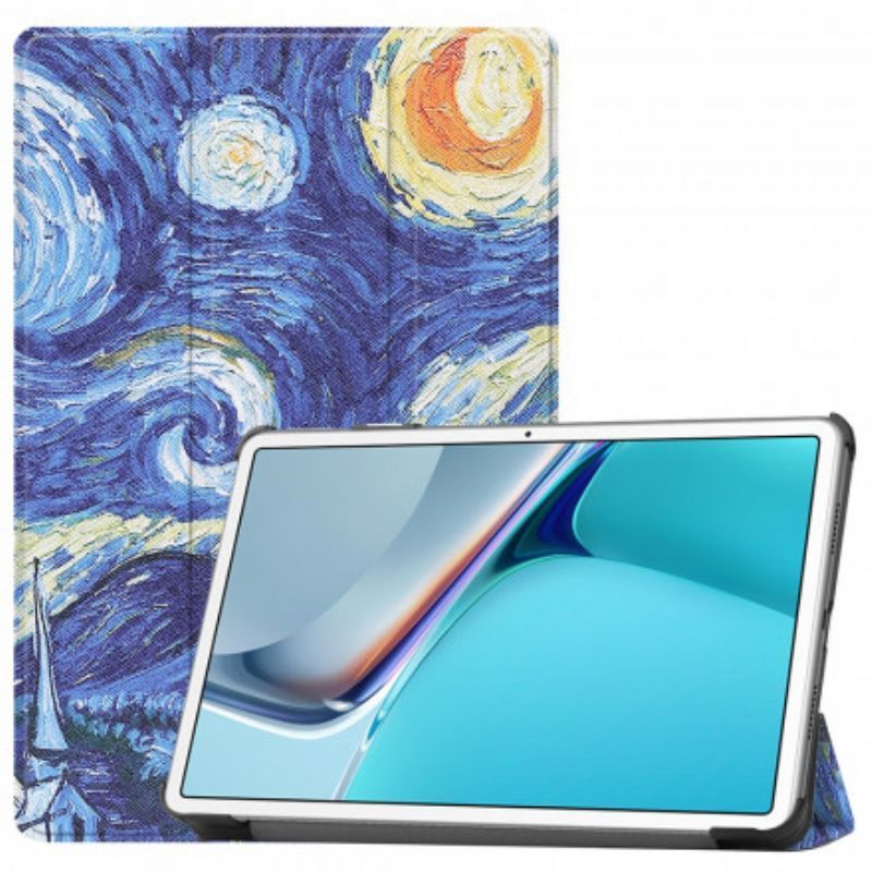 Chytrý Případ Kryt Huawei Matepad 11 (2021) Hvězdná Noc