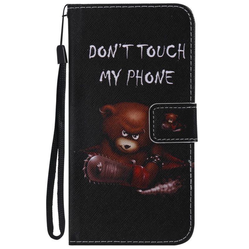 Cover Čest 8a / Flipové Pouzdro Na Huawei Y6 2019 Nebezpečný Medvěd
