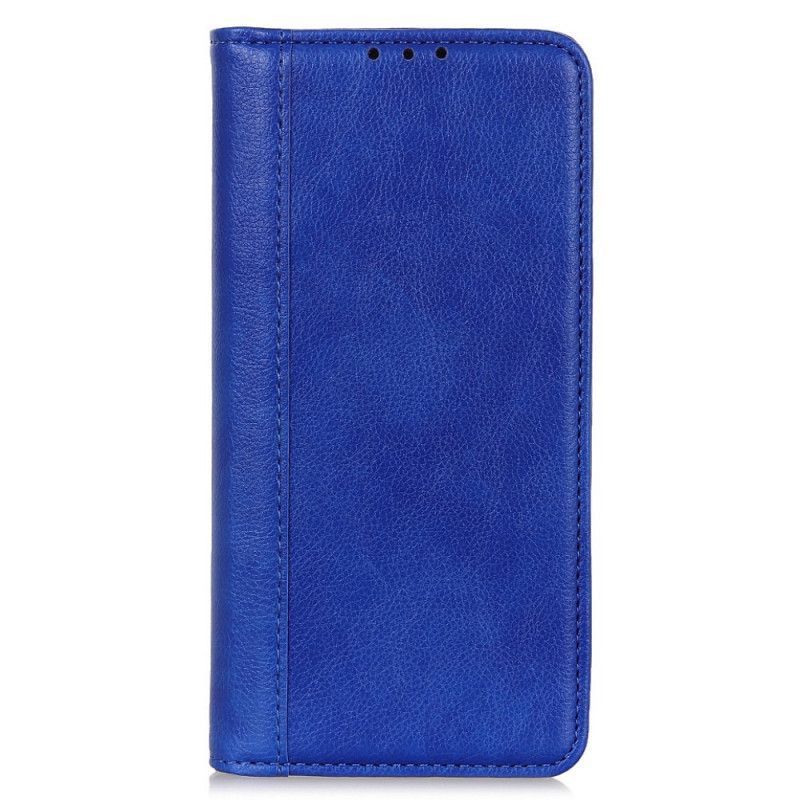 Flip Cover Honor 50 / Huawei Nova 9 Dělená Liči Kůže Elegance