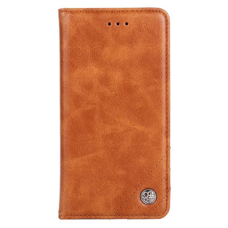 Flip Cover Honor 50 / Huawei Nova 9 Nýtovaný Kožený Styl