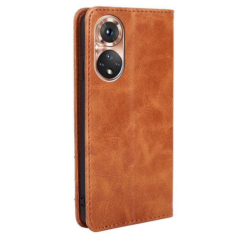 Flip Cover Honor 50 / Huawei Nova 9 Nýtovaný Kožený Styl