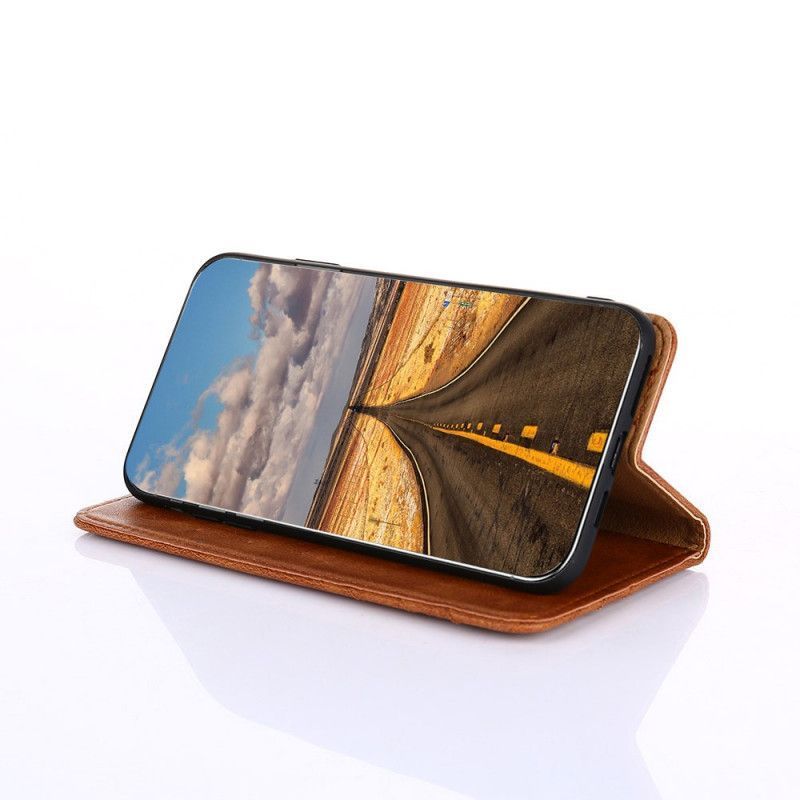Flip Cover Honor 50 / Huawei Nova 9 Nýtovaný Kožený Styl