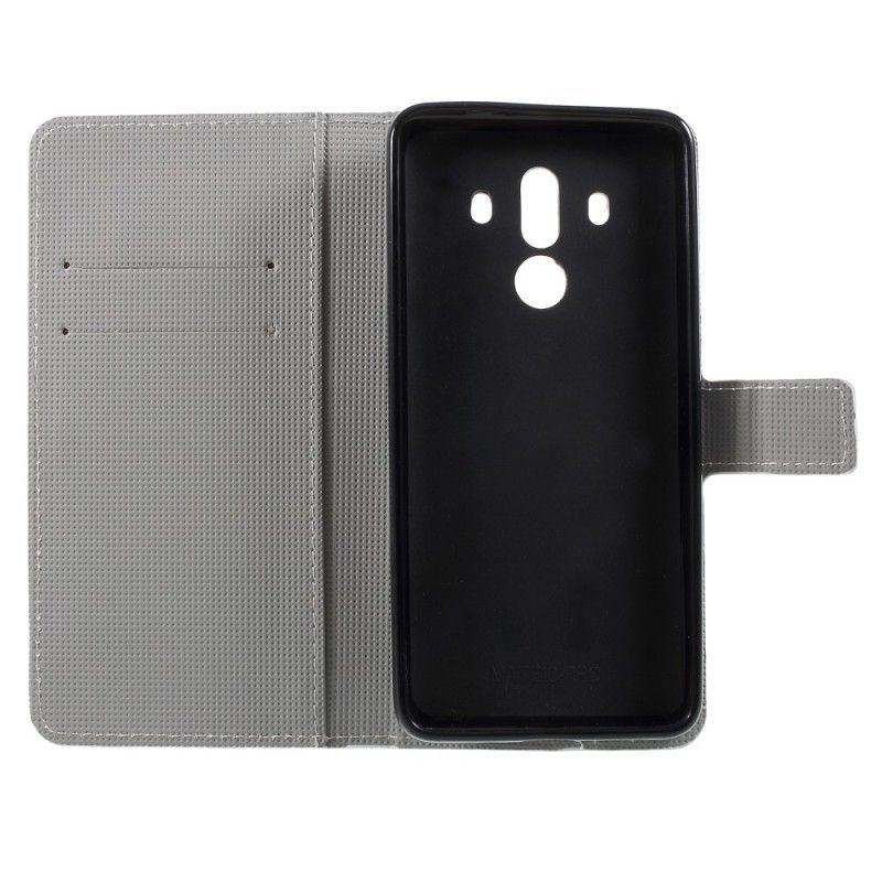 Flipové Pouzdro Huawei Mate 10 Pro Modrý Motýl