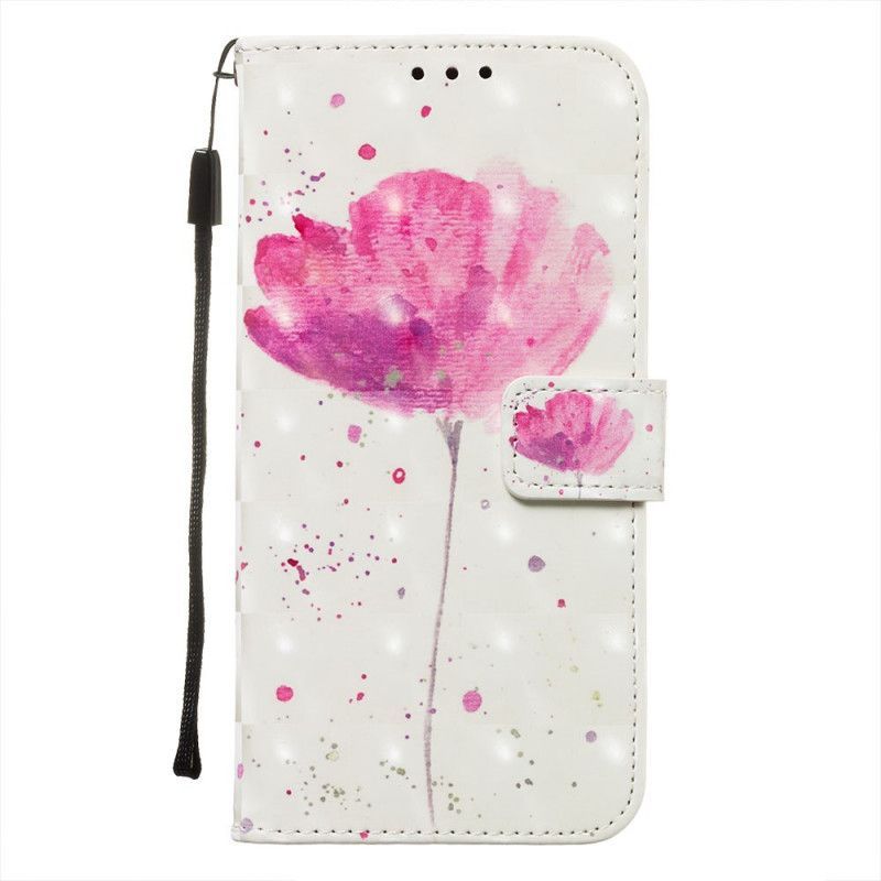 Flipové Pouzdro Huawei Mate 30 Pro Akvarelový Mák