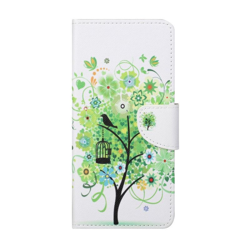 Flipové Pouzdro Huawei P Smart 2021 Kvetoucí Strom