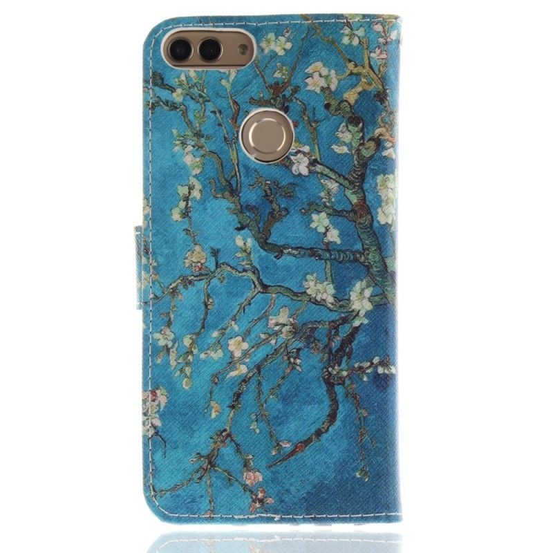 Flipové Pouzdro Huawei P Smart Kvetoucí Strom