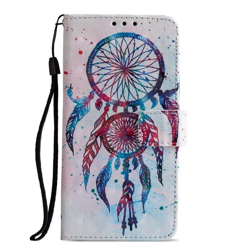 Flipové Pouzdro Huawei P20 3d Barevný Lapač Snů