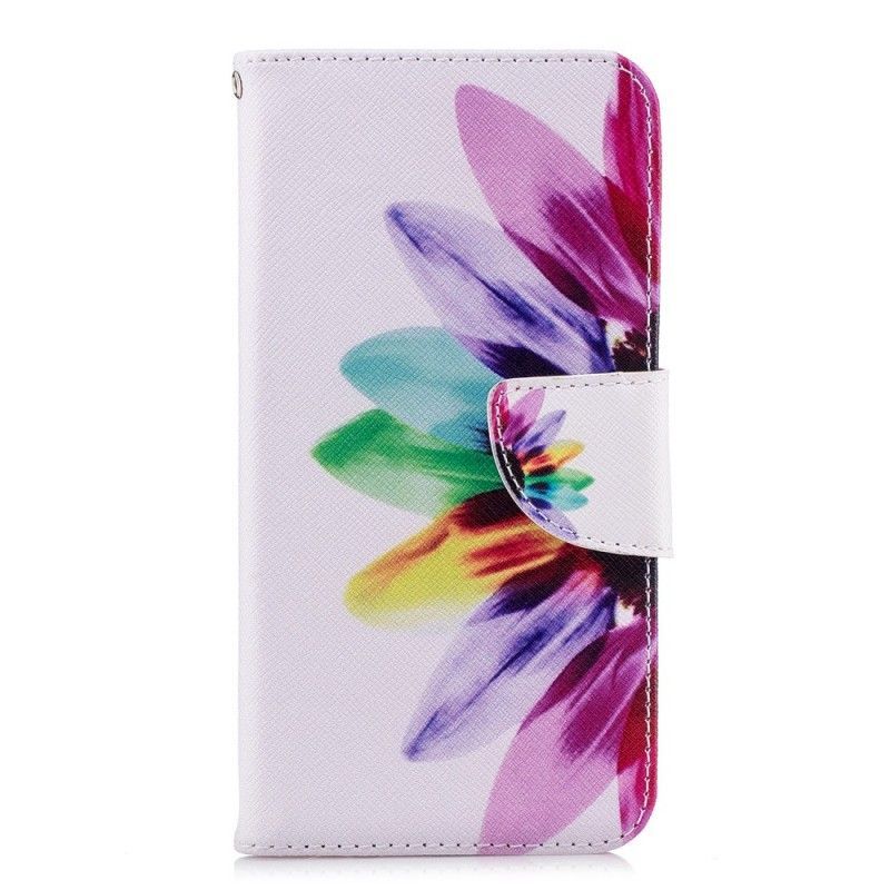 Flipové Pouzdro Huawei P20 Lite Akvarelová Květina