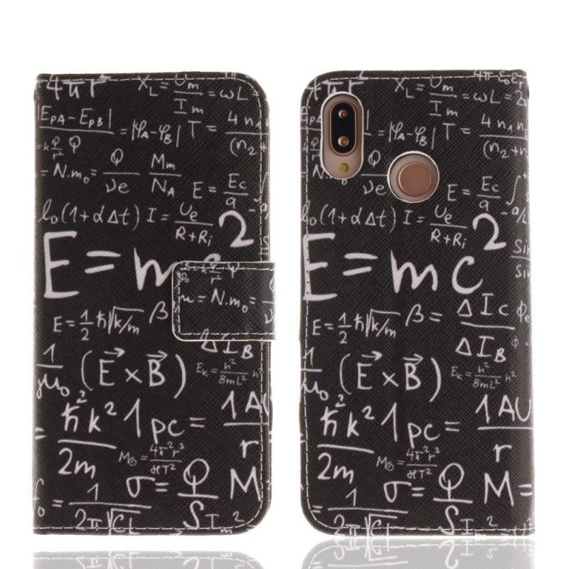 Flipové Pouzdro Huawei P20 Lite Matematické Výpočty