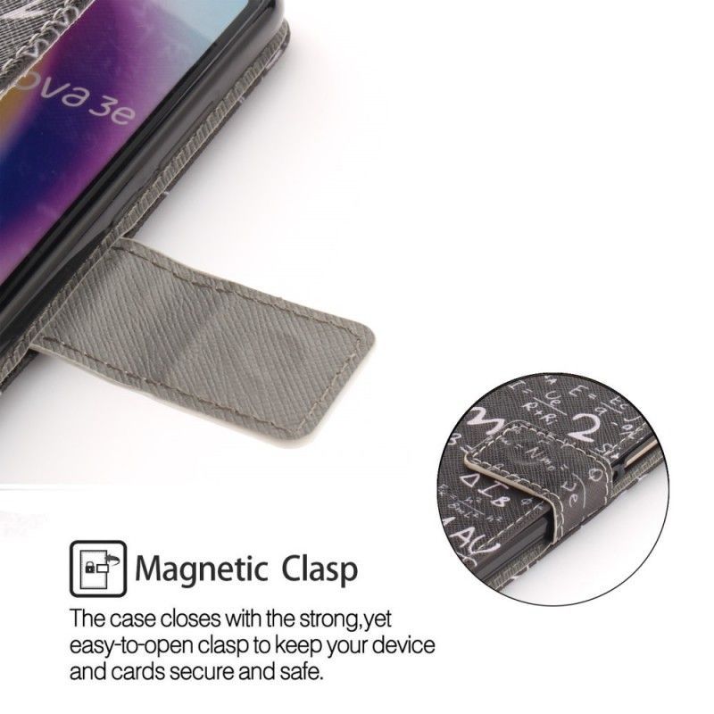 Flipové Pouzdro Huawei P20 Lite Matematické Výpočty