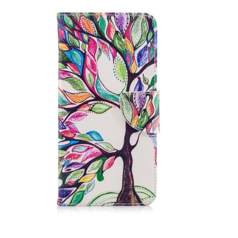 Flipové Pouzdro Huawei P20 Pro Barevný Strom