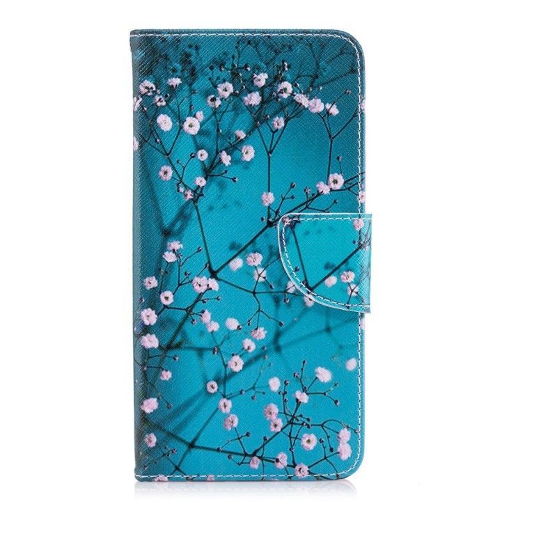 Flipové Pouzdro Huawei P20 Pro Kvetoucí Strom