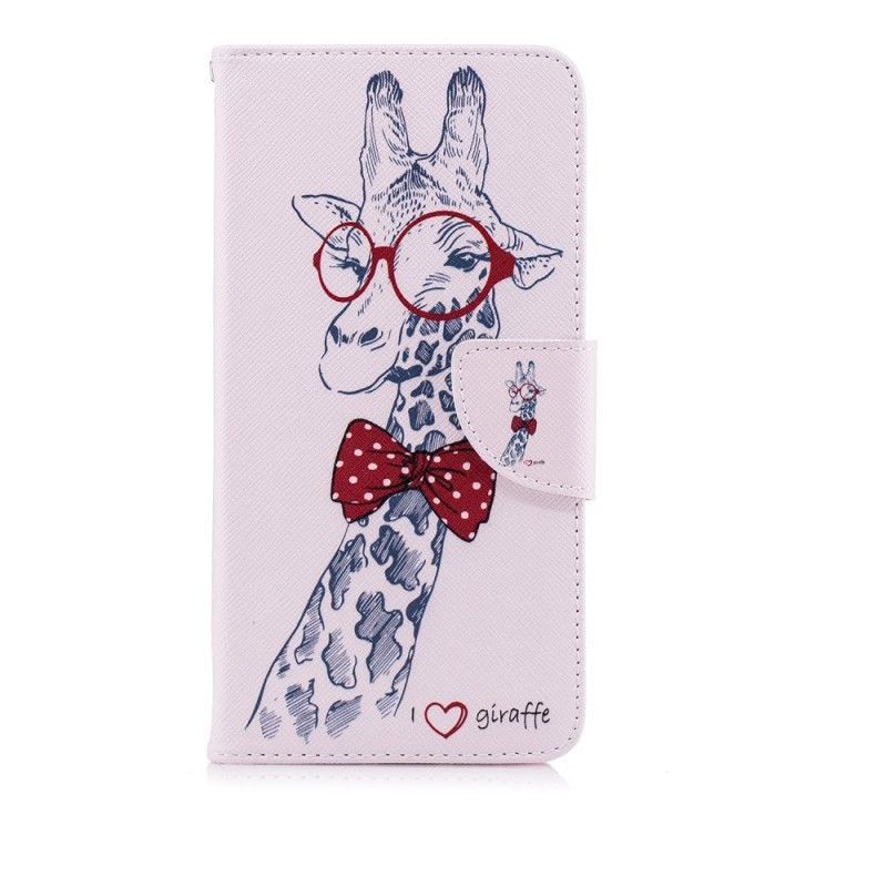 Flipové Pouzdro Huawei P20 Pro Nerdová Žirafa