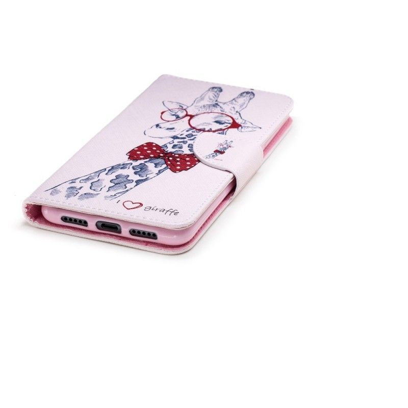 Flipové Pouzdro Huawei P20 Pro Nerdová Žirafa