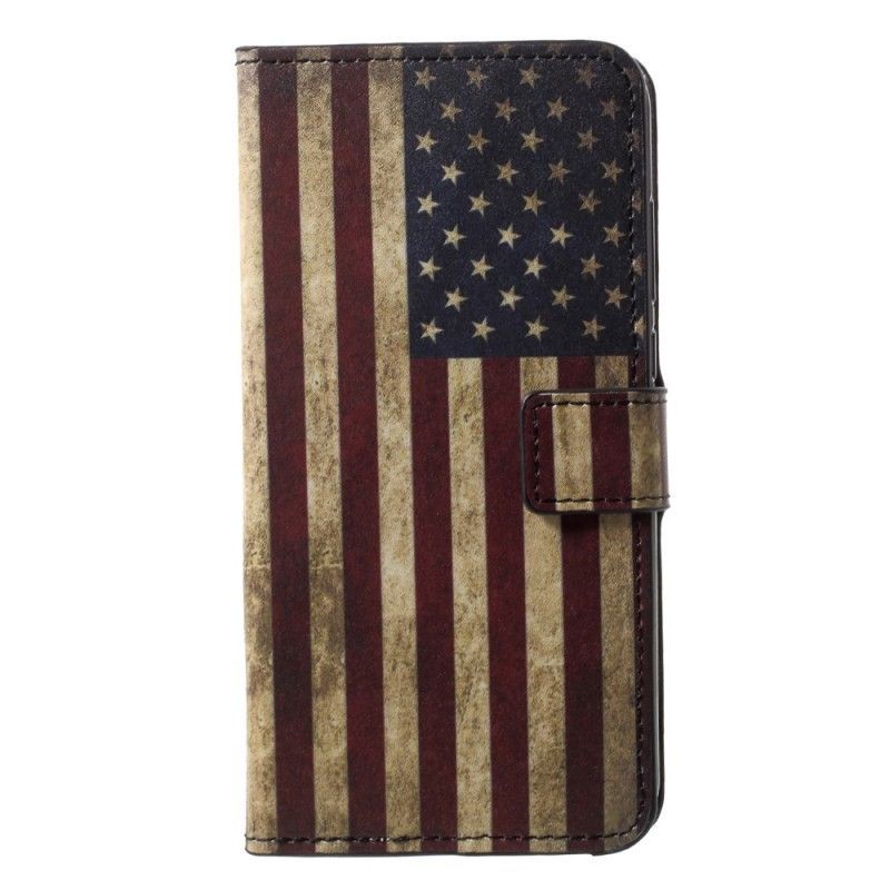 Flipové Pouzdro Huawei P20 Pro Vlajka Usa