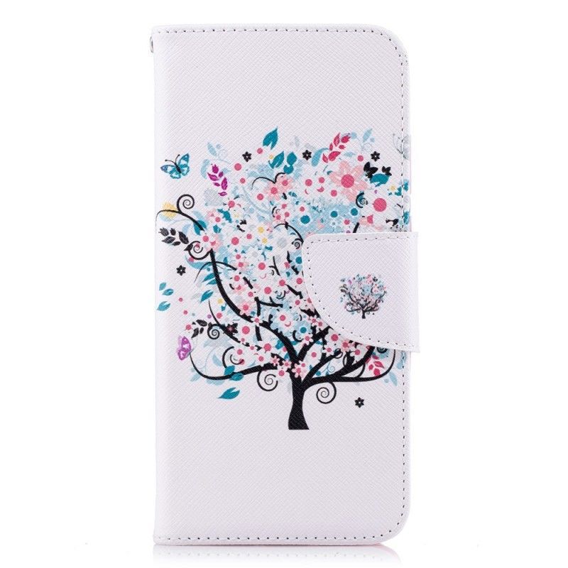 Flipové Pouzdro Huawei P20 Rozkvetlý Strom
