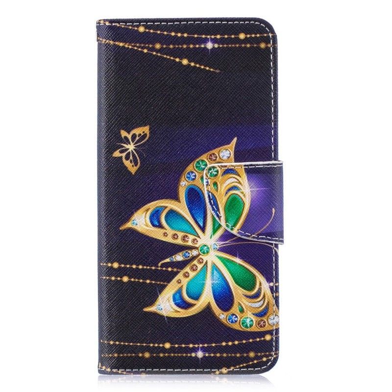 Flipové Pouzdro Huawei P30 Kouzelný Motýl