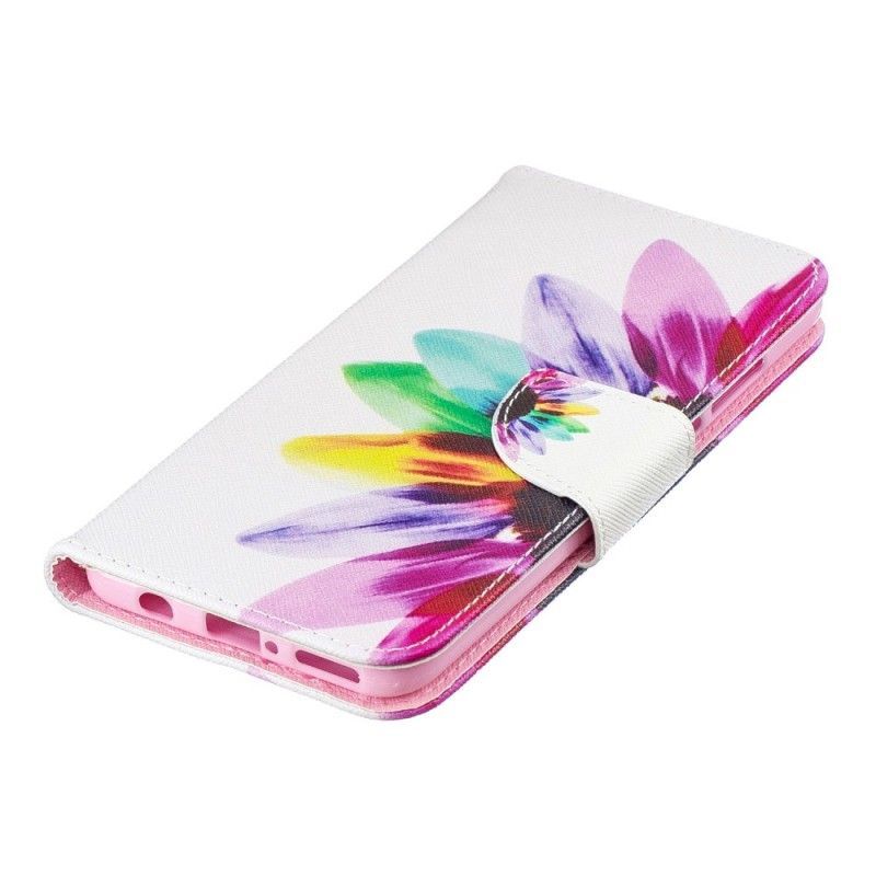 Flipové Pouzdro Huawei P30 Lite Akvarelová Květina