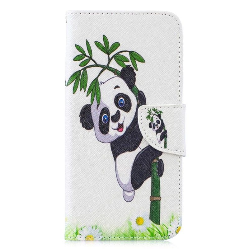 Flipové Pouzdro Huawei P30 Lite Panda Na Bambusu