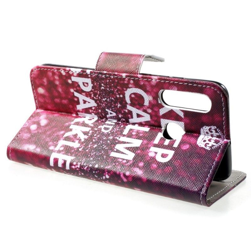 Flipové Pouzdro Huawei P30 Lite Zachovej Klid A Jiskru