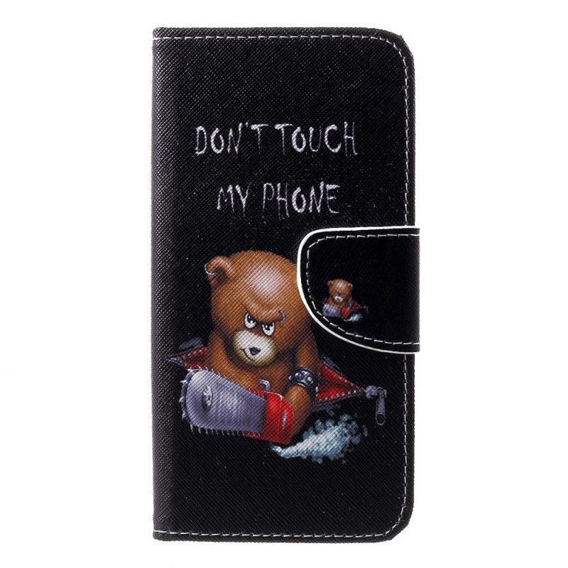 Flipové Pouzdro Huawei P30 Nebezpečný Medvěd