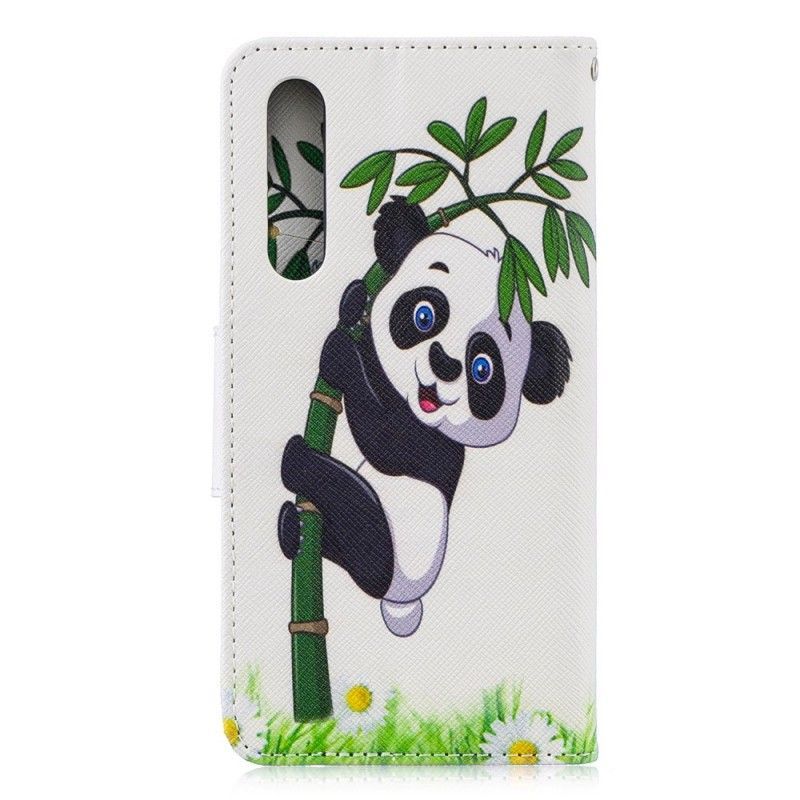 Flipové Pouzdro Huawei P30 Panda Na Bambusu