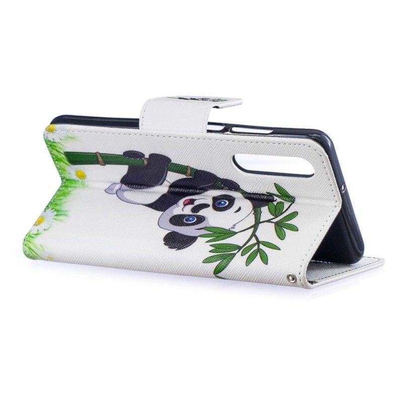 Flipové Pouzdro Huawei P30 Panda Na Bambusu